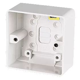 electrical back box screwfix|Screwfix plastic back box.